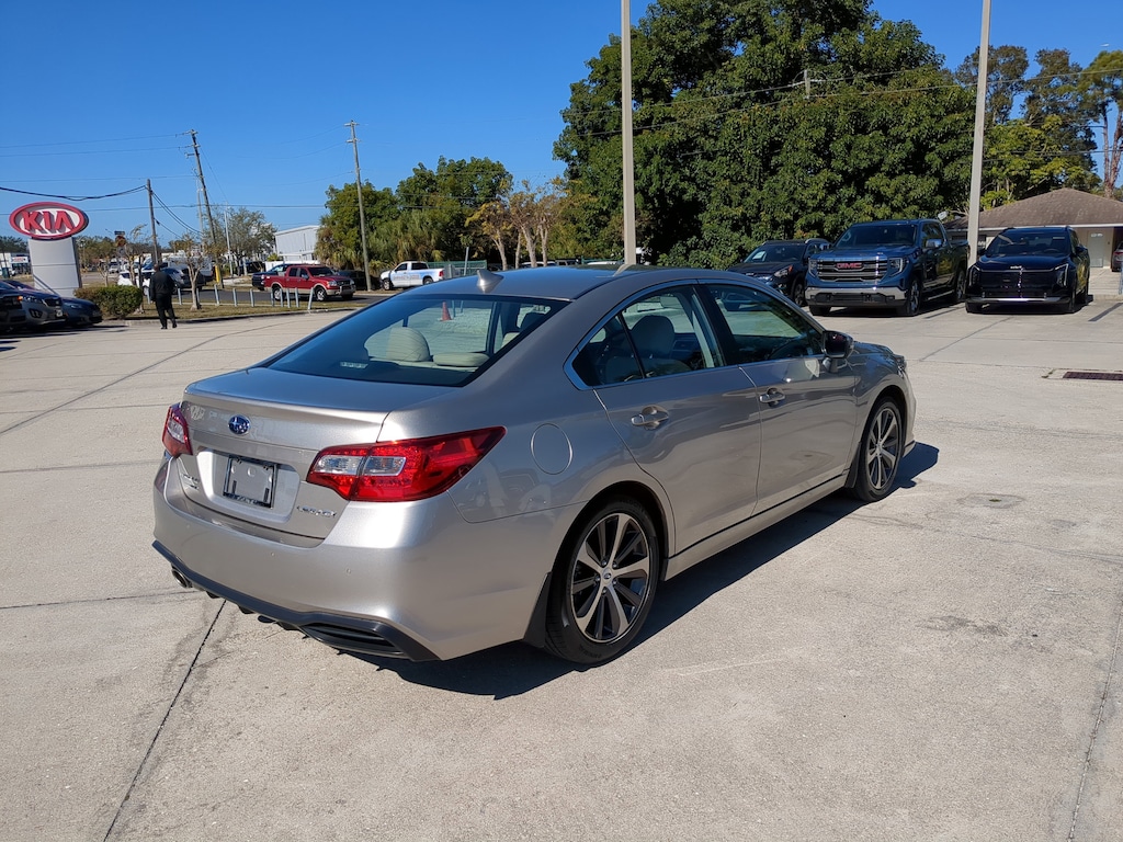 Used 2018 Subaru Legacy 2.5i Limited with EyeSight, High Beam Assist, Navigation, Reverse Auto Braking, LED Headlights, Steering Responsive Headlights, and Starlink Sedan
