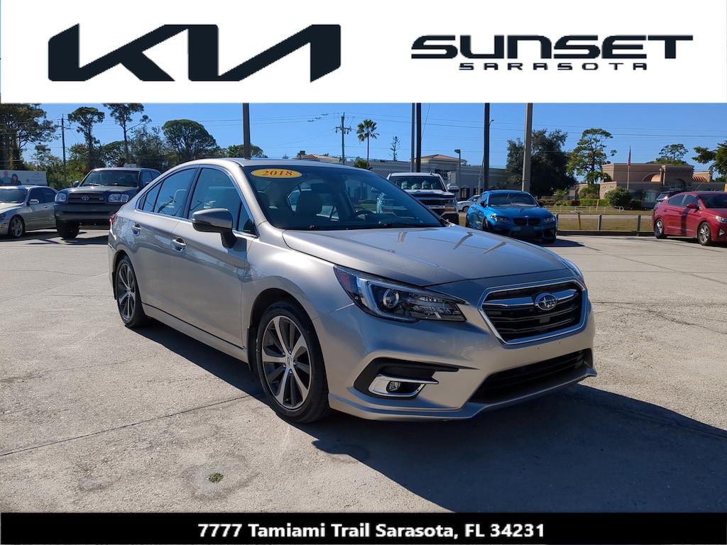 Used 2018 Subaru Legacy 2.5i Limited with EyeSight, High Beam Assist, Navigation, Reverse Auto Braking, LED Headlights, Steering Responsive Headlights, and Starlink Sedan