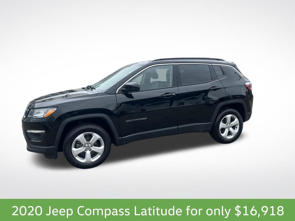 Used 2020 Jeep Compass Latitude with VIN 3C4NJDBBXLT117150 for sale in Steubenville, OH