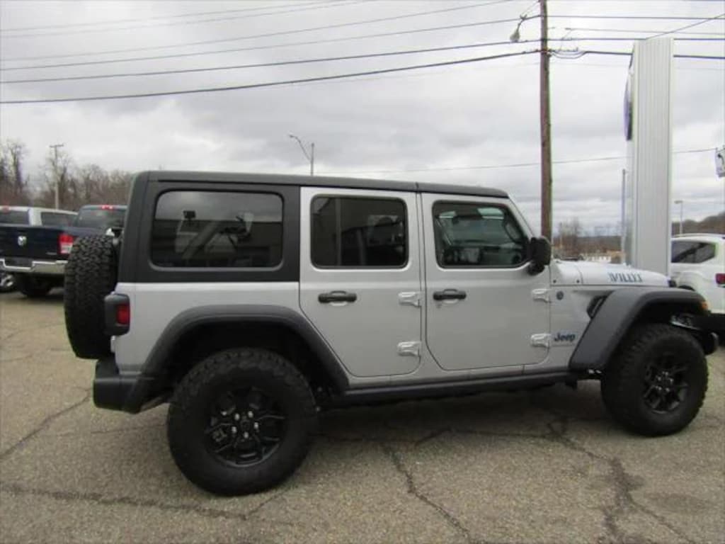 New 2024 Jeep Wrangler 4xe 4DOOR WILLYS For Sale Steubenville OH