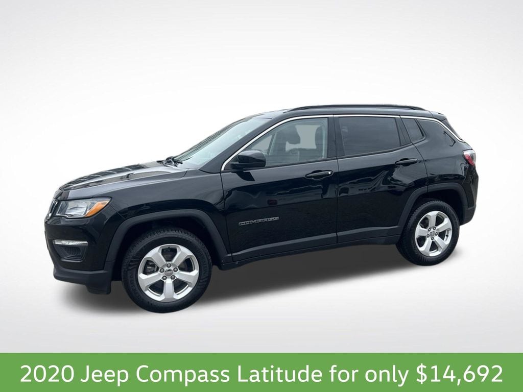 Used 2020 Jeep Compass Latitude with VIN 3C4NJDBBXLT117150 for sale in Steubenville, OH
