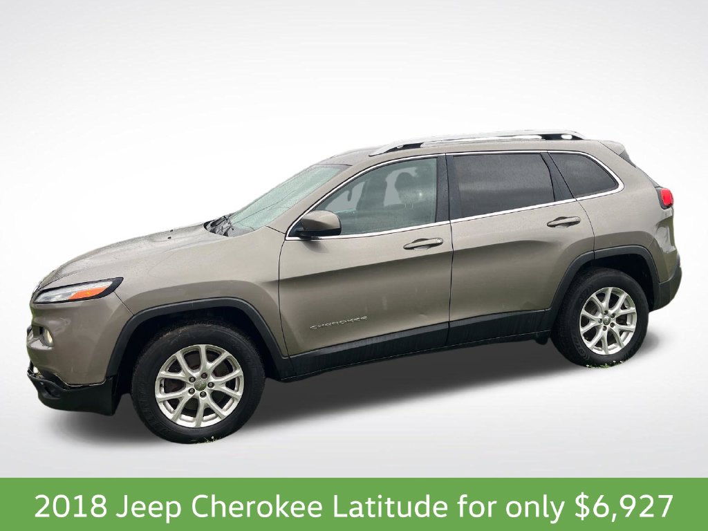 Used 2018 Jeep Cherokee Latitude with VIN 1C4PJMCB3JD570875 for sale in Steubenville, OH