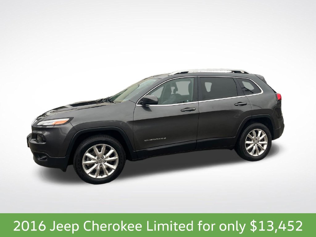 Used 2016 Jeep Cherokee Limited with VIN 1C4PJMDB9GW259561 for sale in Steubenville, OH