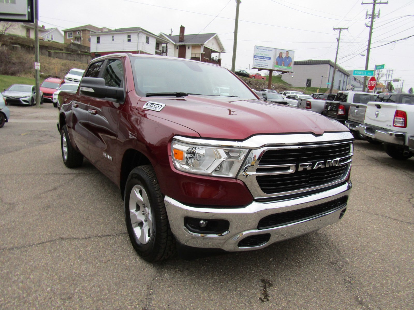 Used 2020 RAM Ram 1500 Pickup Big Horn/Lone Star with VIN 1C6SRFFT9LN421667 for sale in Steubenville, OH