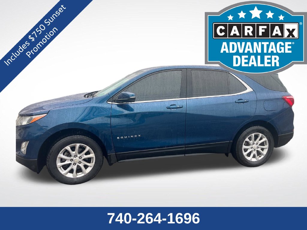 Used 2019 Chevrolet Equinox LT with VIN 3GNAXUEV6KL240680 for sale in Steubenville, OH