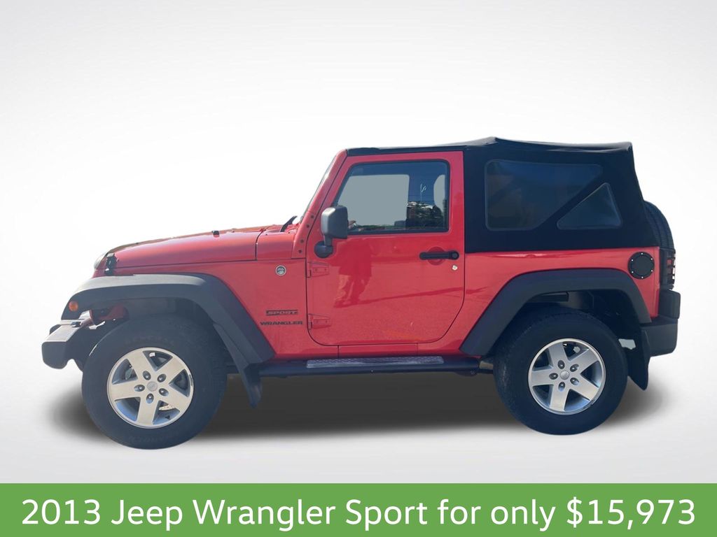 Used 2013 Jeep Wrangler Sport with VIN 1C4AJWAG7DL649265 for sale in Steubenville, OH