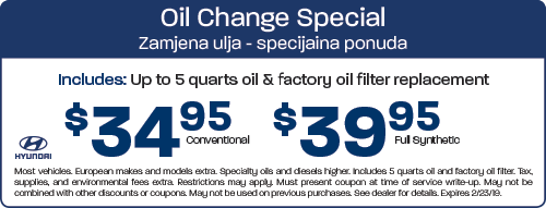 service specials suntrup hyundai south free oil change coupon template