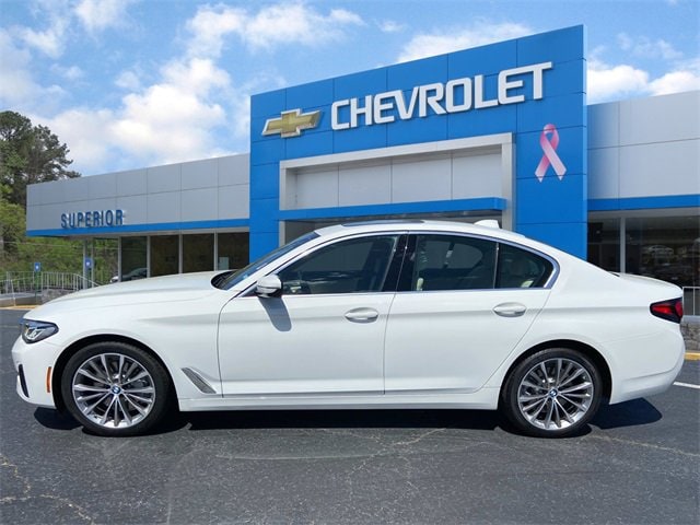 Used 2023 BMW 5 Series 530i with VIN WBA53BH09PCM01548 for sale in Decatur, GA