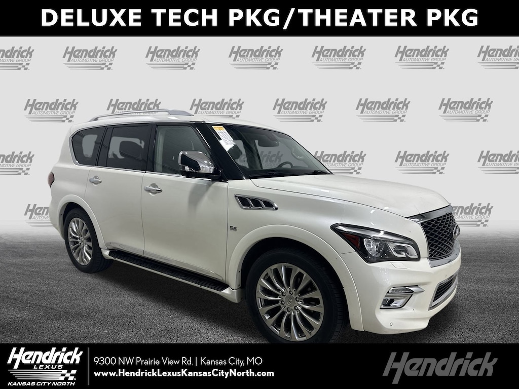 Used 2016 INFINITI QX80 Deluxe Technology 4WD SUV