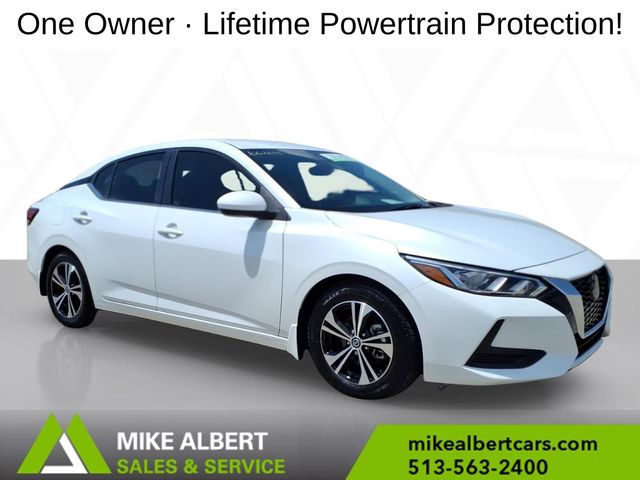 Aspen White Tricoat 2023 Nissan Sentra Sedan Front-Wheel Drive Continuously Variable Transmission