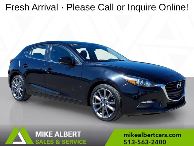 Jet Black Mica 2018 Mazda MAZDA3 Hatchback Front-Wheel Drive 6-Speed Automatic