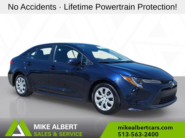 Blueprint Midnight Black Metallic 2025 Toyota Corolla Sedan Front-Wheel Drive Continuously Variable Transmission