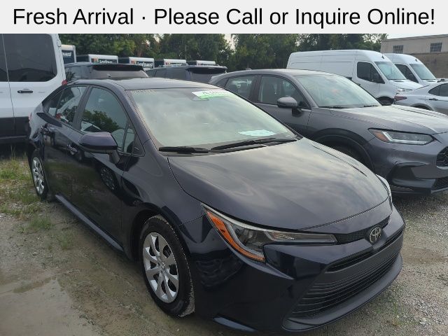 Blueprint Midnight Black Metallic 2025 Toyota Corolla Sedan Front-Wheel Drive Continuously Variable Transmission