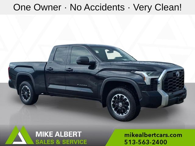 Midnight Black Metallic 2023 Toyota Tundra Pickup Truck Four-Wheel Drive Automatic