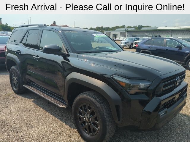 Black 2025 Toyota 4Runner SUV / Crossover Four-Wheel Drive 8-Speed Automatic