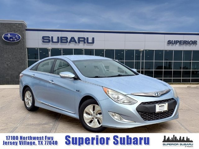 Used 2015 Hyundai Sonata Hybrid Base with VIN KMHEC4A44FA121456 for sale in Jersey Village, TX