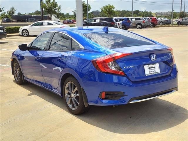 Used 2021 Honda Civic EX with VIN 19XFC1F36ME008156 for sale in Jersey Village, TX