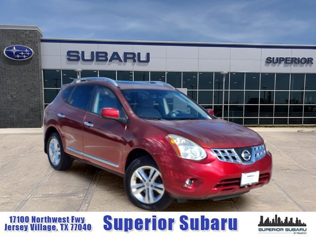 Used 2013 Nissan Rogue SV with VIN JN8AS5MV8DW105698 for sale in Jersey Village, TX