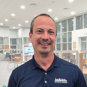 Staff member Wally Mendez from cf1e4c96c6f5