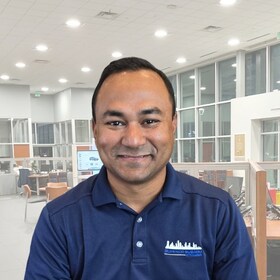 Staff member Mohammad Khan from cf1e4c96c6f5