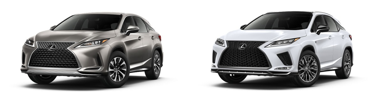 2020 Lexus RX 350 vs 2020 Lexus RX 350 F Sport