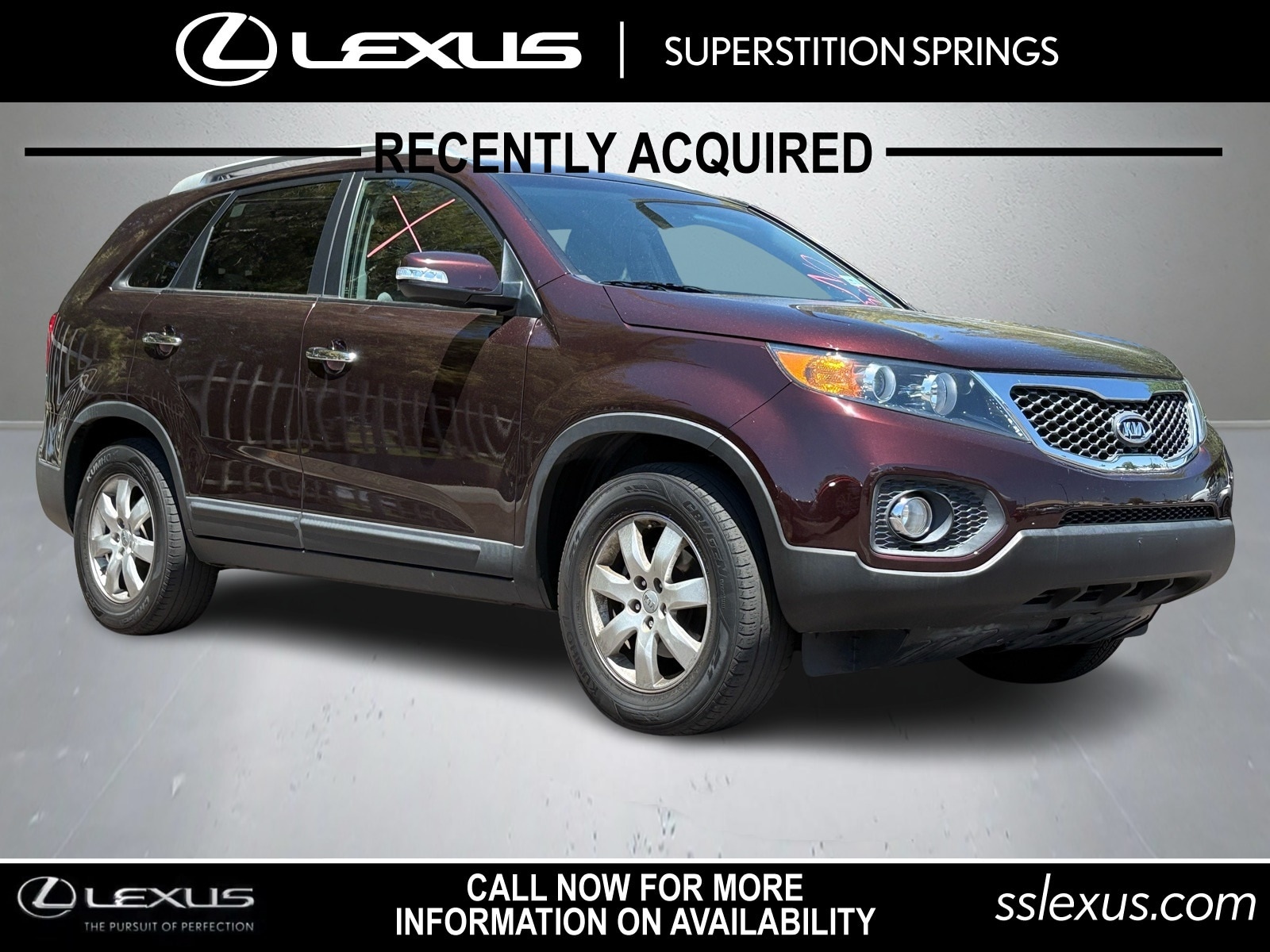 Used 2012 Kia Sorento LX with VIN 5XYKT4A64CG260068 for sale in Mesa, AZ