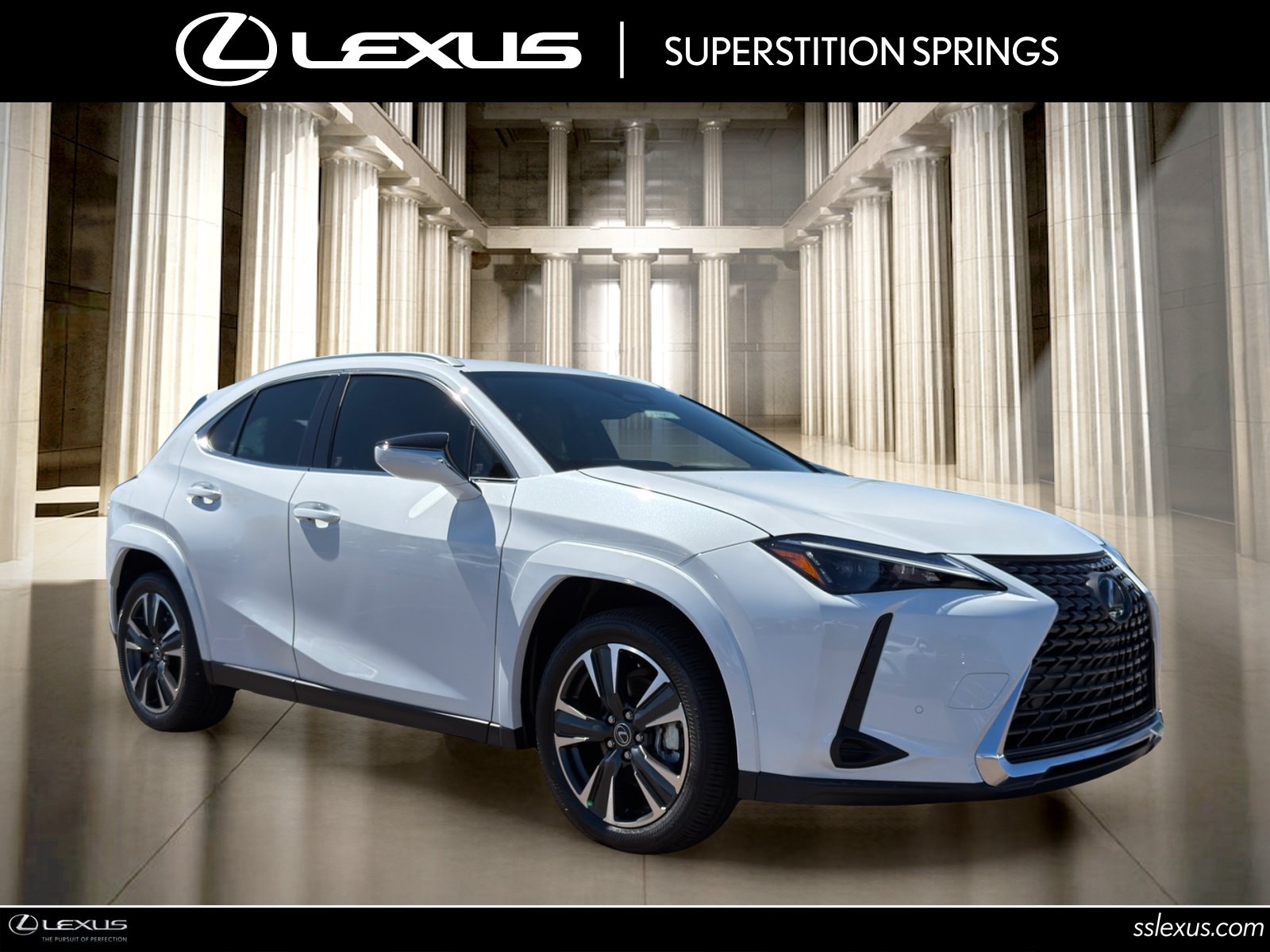 Ultra White 2026 Lexus UX Hybrid SUV / Crossover Front-Wheel Drive Automatic