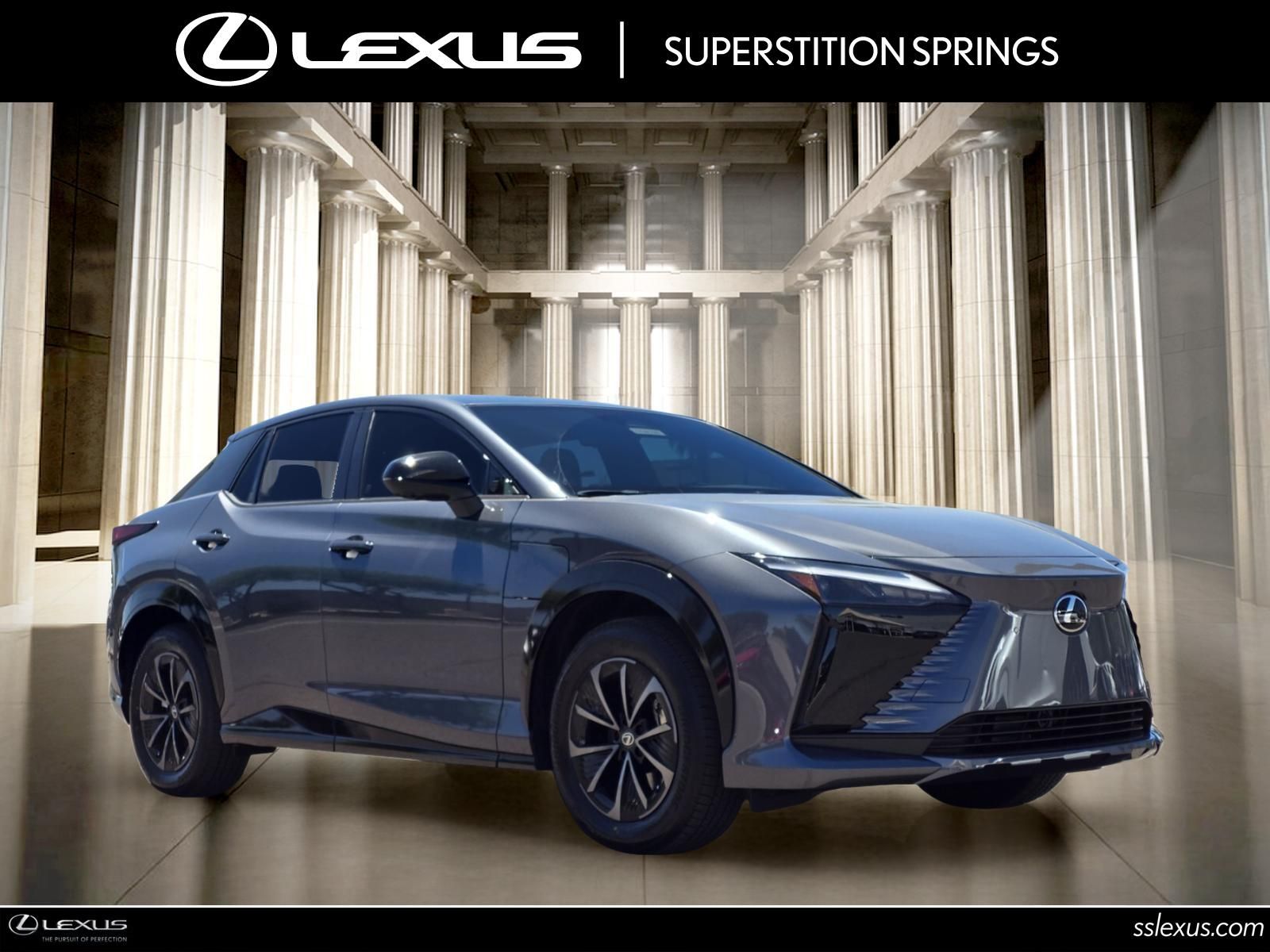 Cloudburst Gray 2026 Lexus RZ SUV / Crossover Front-Wheel Drive 1-Speed Automatic