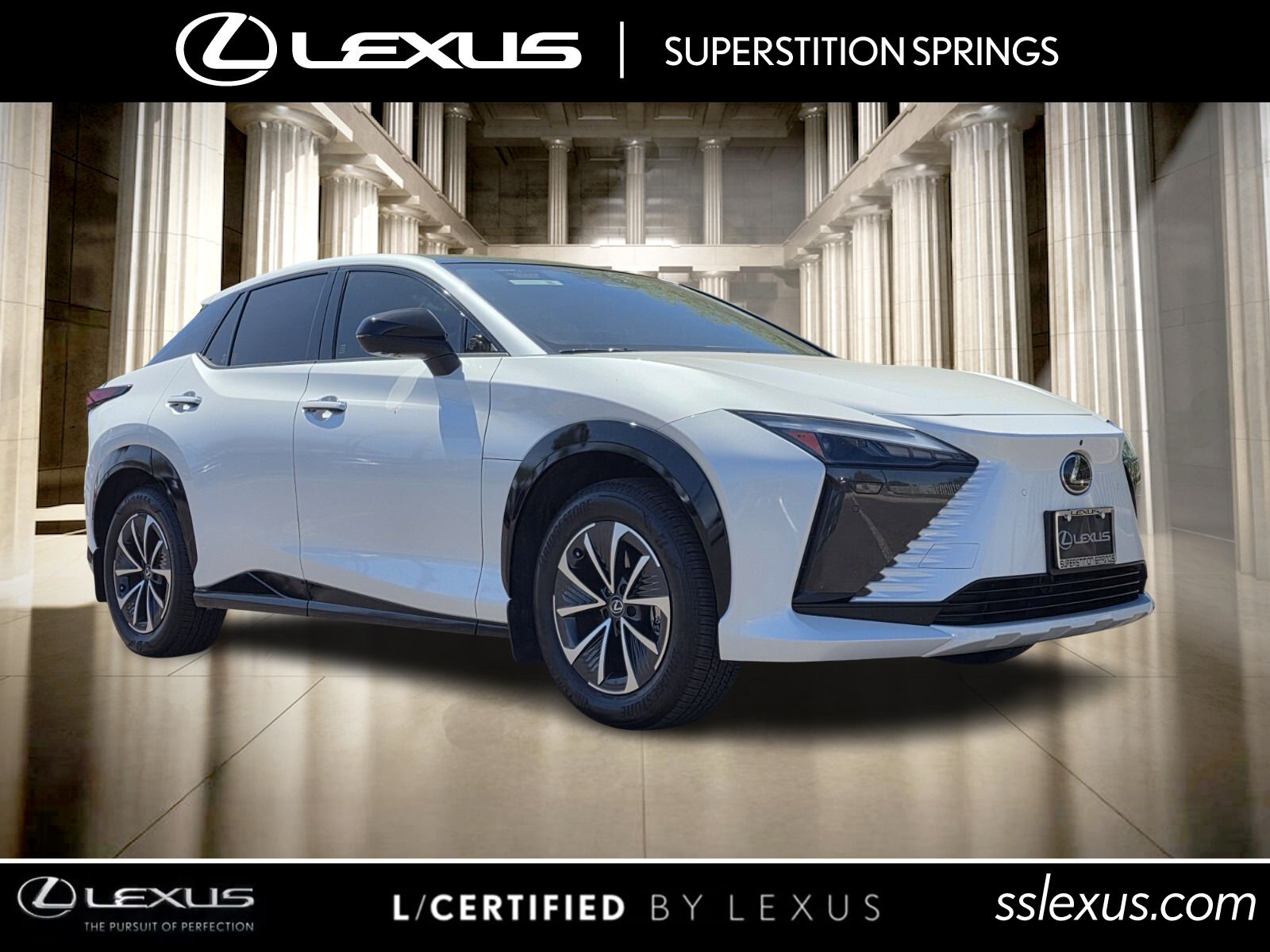 Eminent White Pearl 2025 Lexus RZ 300e FWD SUV / Crossover Front-Wheel Drive 1-Speed Automatic