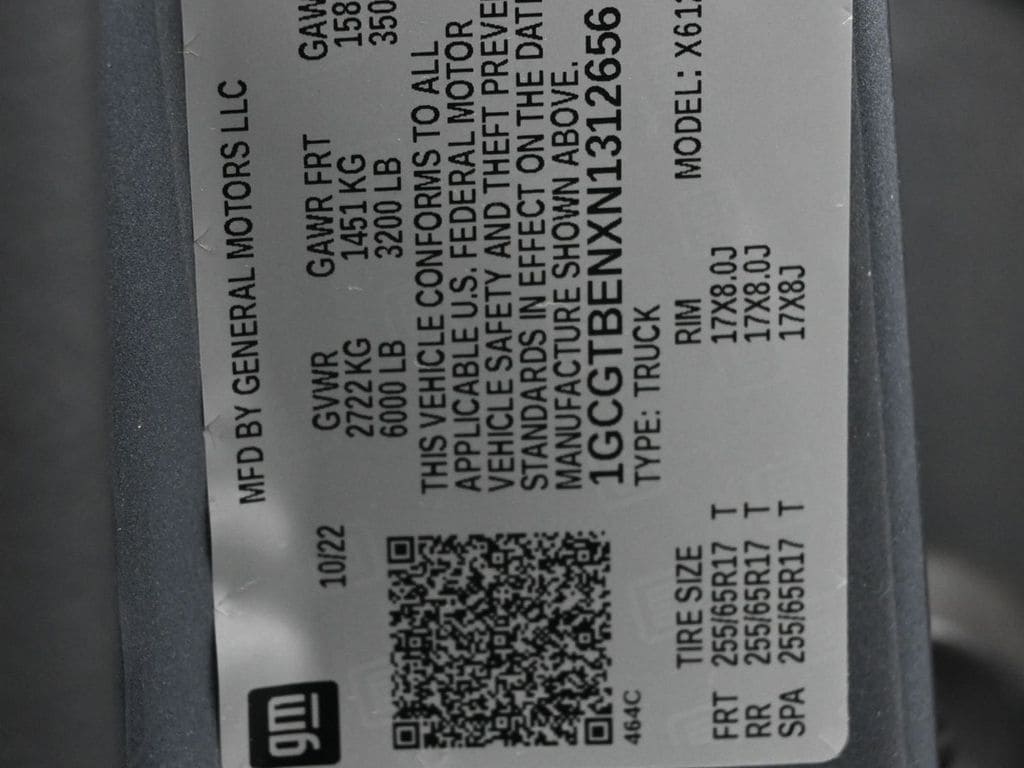 1GCGTBENXN1312656