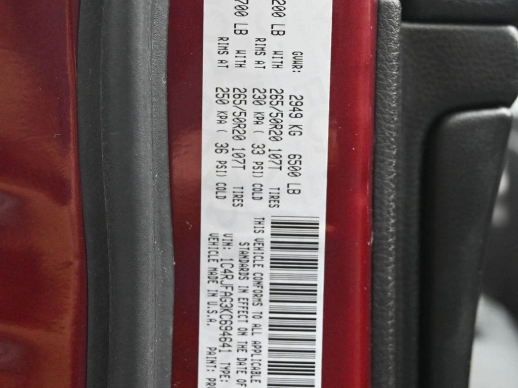 1C4RJFAG3KC694641