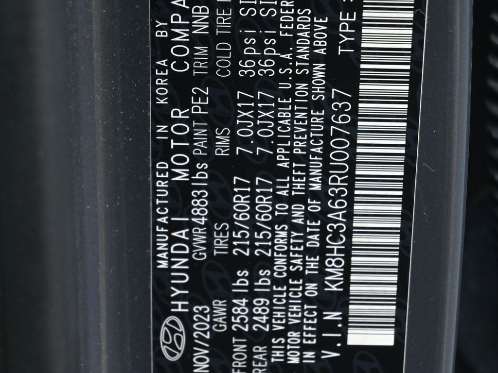 Used 2024 Hyundai Kona EV SEL with VIN KM8HC3A63RU007637 for sale in Goshen, NY