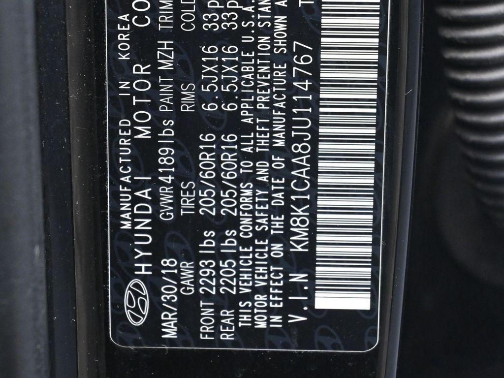 Used 2018 Hyundai Kona SE with VIN KM8K1CAA8JU114767 for sale in Goshen, NY