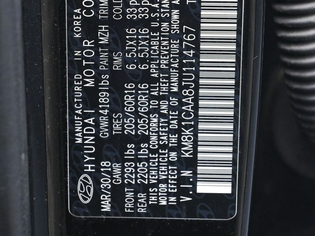 Used 2018 Hyundai Kona SE Sport Utility