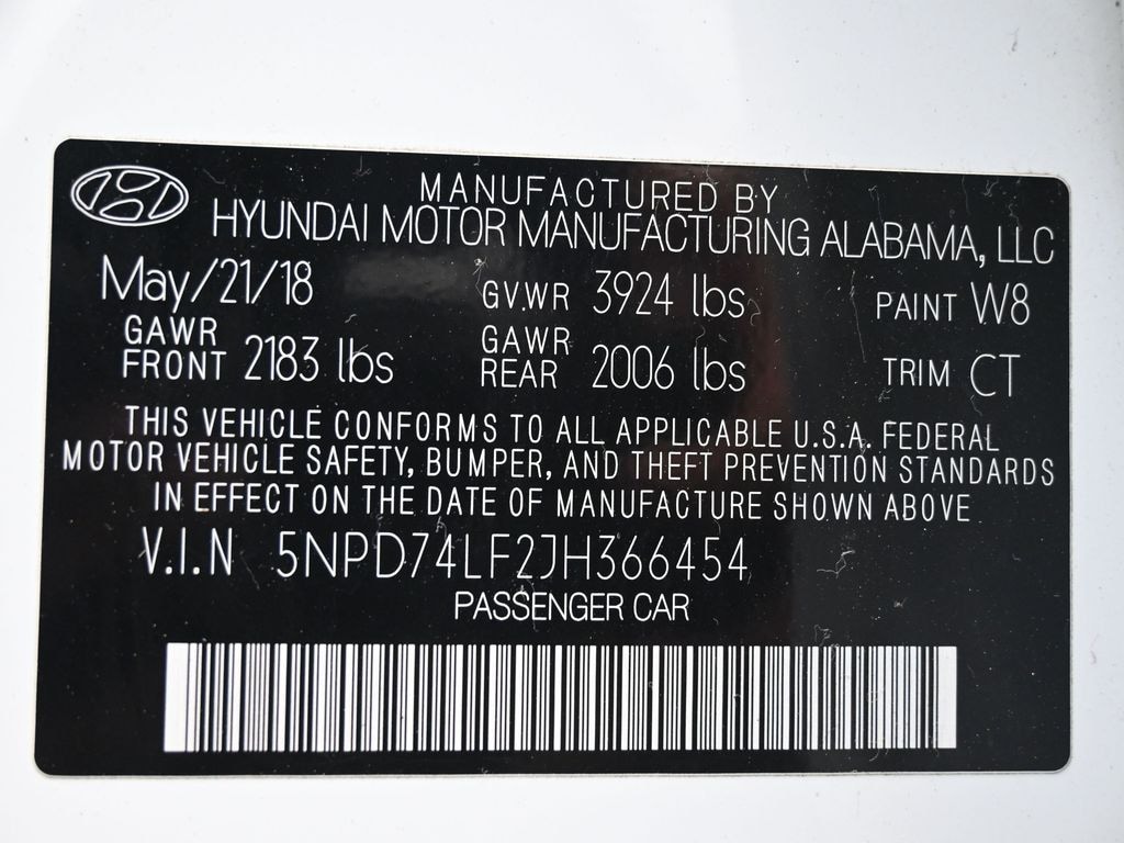 Used 2018 Hyundai Elantra SE Sedan