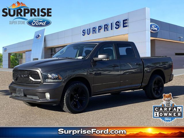 Granite Crystal 2018 RAM 1500 Pickup Truck Four-Wheel Drive 8-Speed Automatic