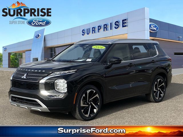 Black Diamond Alloy Silver Roof 2024 Mitsubishi Outlander SUV / Crossover All-Wheel Drive Continuously Variable Transmission