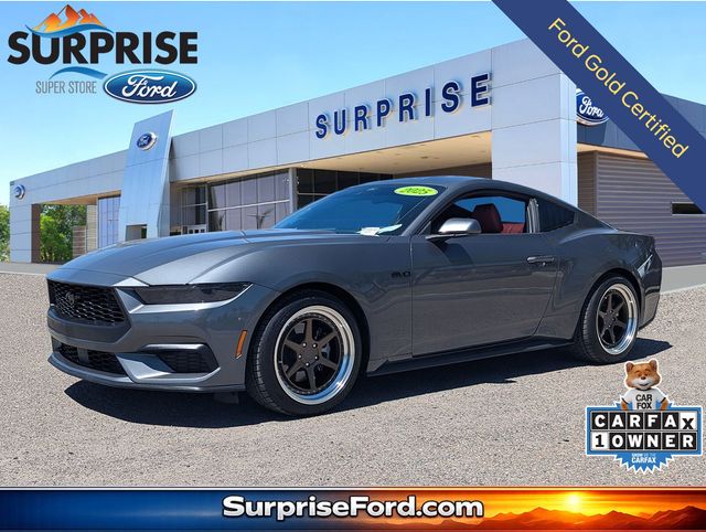 Carbonized Gray 2025 Ford Mustang Coupe Rear-Wheel Drive Automatic
