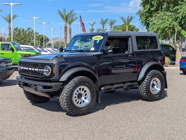 Used 2021 Ford Bronco 2-Door Wildtrak with VIN 1FMDE5CP7MLA80938 for sale in Surprise, AZ