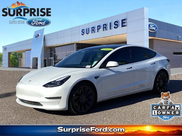 Used 2022 Tesla Model 3 Performance with VIN 5YJ3E1EC1NF293410 for sale in Surprise, AZ
