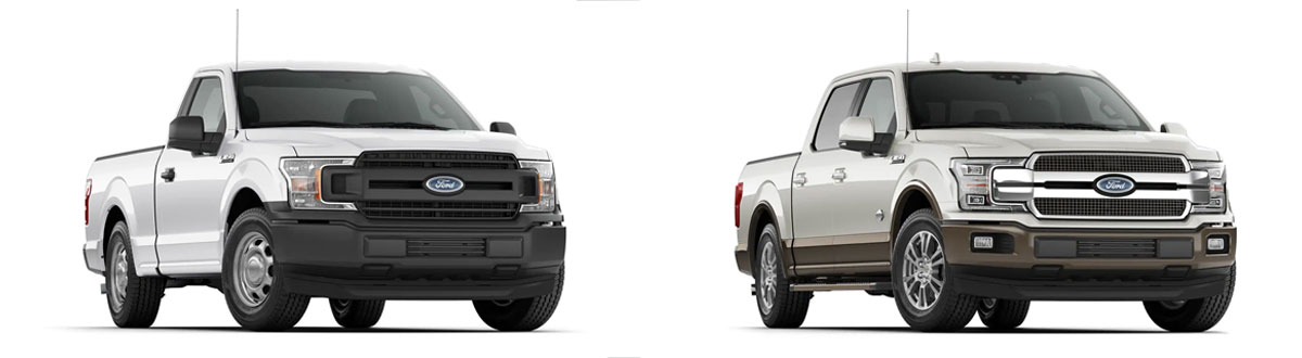 2020 Ford F-150 XL vs 2020 Ford F-150 King Ranch