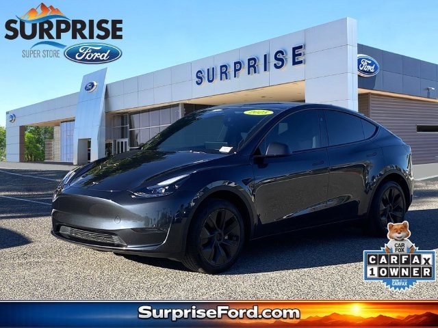 Used 2025 Tesla Model Y Long Range with VIN 7SAYGDED7SF263238 for sale in Surprise, AZ