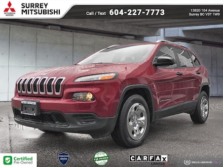 2017 Jeep Cherokee Sport 4X4 SUV for sale in Surrey, BC
