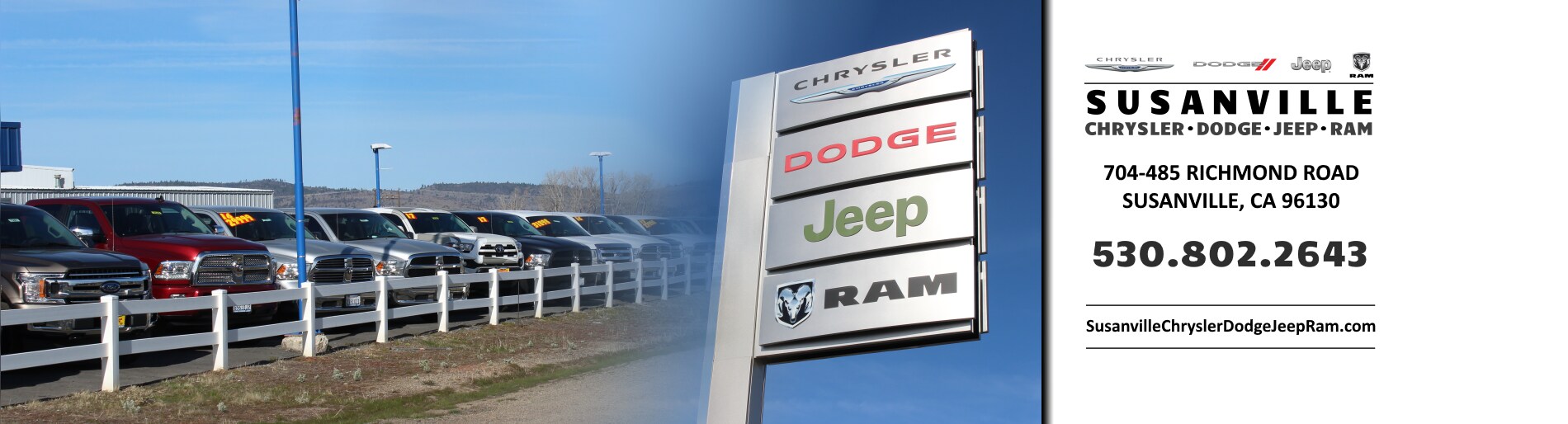 Susanville Chrysler Dodge Jeep Ram Susanville, CA New & Used Car