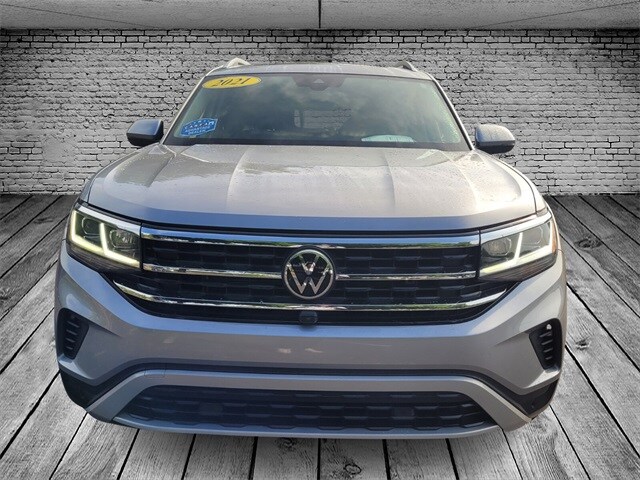 Used 2021 Volkswagen Atlas SEL Premium with VIN 1V2TR2CA0MC534203 for sale in Macon, GA