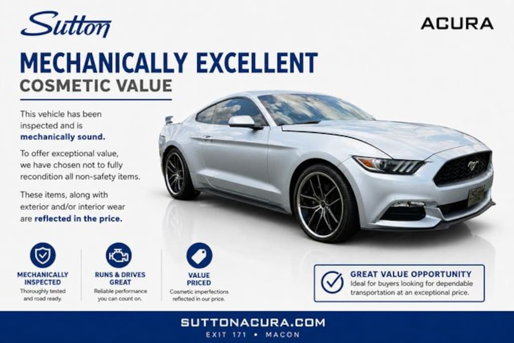 Used 2017 Ford Mustang V6 Coupe