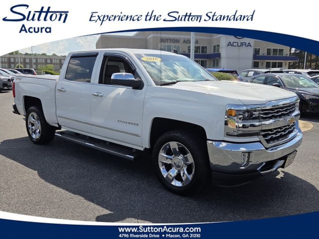 Used 2018 Chevrolet Silverado 1500 LTZ Truck Crew Cab