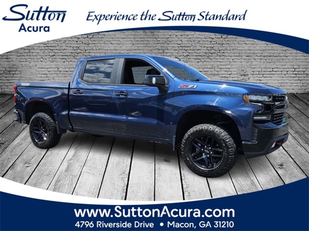 Used 2021 Chevrolet Silverado 1500 LT Trail Boss Truck Crew Cab