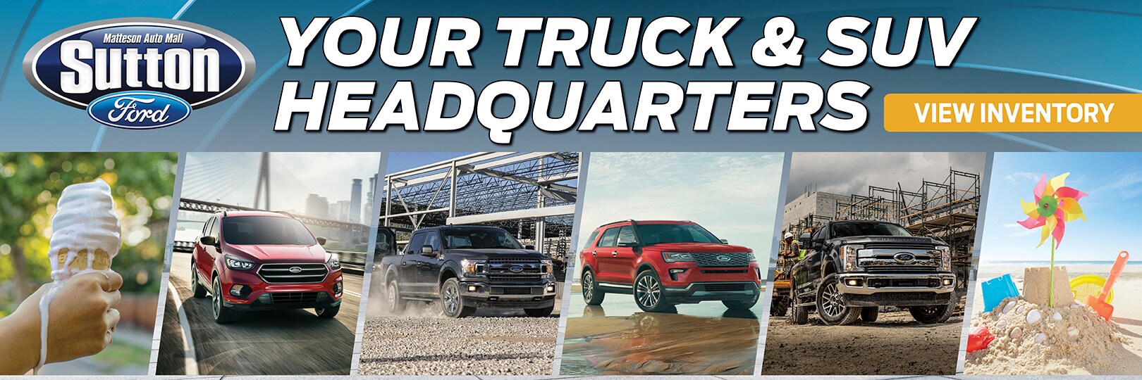 Sutton Ford New 2019 Ford & Used Car Dealership serving Matteson IL, Tinley Park, IL & Chicago, IL