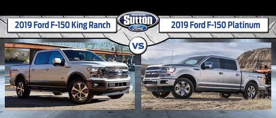 2019 Ford F 150 King Ranch Vs Platinum Trims Differences